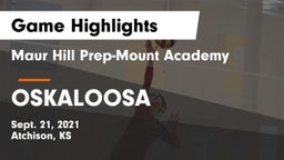 Maur Hill Prep-Mount Academy  vs OSKALOOSA  Game Highlights - Sept. 21, 2021