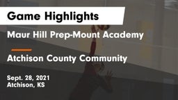 Maur Hill Prep-Mount Academy  vs Atchison County Community  Game Highlights - Sept. 28, 2021