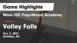 Maur Hill Prep-Mount Academy  vs Valley Falls Game Highlights - Oct. 2, 2021