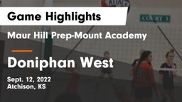 Maur Hill Prep-Mount Academy  vs Doniphan West  Game Highlights - Sept. 12, 2022