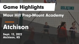 Maur Hill Prep-Mount Academy  vs Atchison  Game Highlights - Sept. 12, 2022