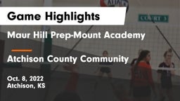 Maur Hill Prep-Mount Academy  vs Atchison County Community  Game Highlights - Oct. 8, 2022