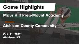 Maur Hill Prep-Mount Academy  vs Atchison County Community  Game Highlights - Oct. 11, 2022