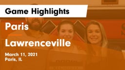 Paris  vs Lawrenceville  Game Highlights - March 11, 2021