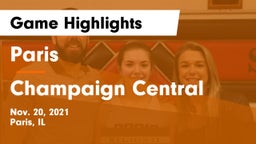 Paris  vs Champaign Central  Game Highlights - Nov. 20, 2021