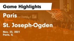 Paris  vs St. Joseph-Ogden  Game Highlights - Nov. 23, 2021