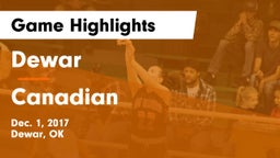 Dewar  vs Canadian  Game Highlights - Dec. 1, 2017