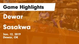 Dewar  vs Sasakwa Game Highlights - Jan. 12, 2019