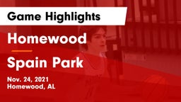 Homewood  vs Spain Park  Game Highlights - Nov. 24, 2021