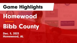 Homewood  vs Bibb County Game Highlights - Dec. 5, 2023