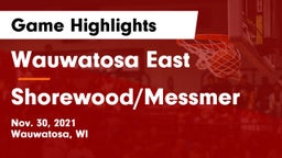 Wauwatosa East  vs Shorewood/Messmer  Game Highlights - Nov. 30, 2021