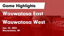 Wauwatosa East  vs Wauwatosa West  Game Highlights - Jan. 25, 2022