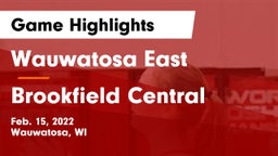 Wauwatosa East  vs Brookfield Central  Game Highlights - Feb. 15, 2022