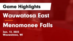 Wauwatosa East  vs Menomonee Falls  Game Highlights - Jan. 12, 2023