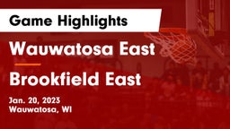 Wauwatosa East  vs Brookfield East  Game Highlights - Jan. 20, 2023