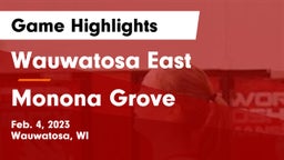 Wauwatosa East  vs Monona Grove  Game Highlights - Feb. 4, 2023