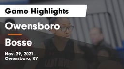Owensboro  vs Bosse  Game Highlights - Nov. 29, 2021