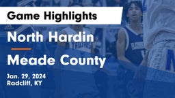 North Hardin  vs Meade County  Game Highlights - Jan. 29, 2024