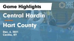 Central Hardin  vs Hart County  Game Highlights - Dec. 6, 2021