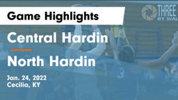 Central Hardin  vs North Hardin  Game Highlights - Jan. 24, 2022