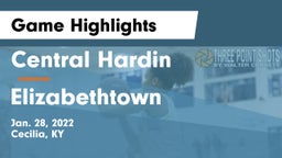 Central Hardin  vs Elizabethtown  Game Highlights - Jan. 28, 2022