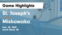 St. Joseph's  vs Mishawaka  Game Highlights - Feb. 28, 2020