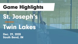 St. Joseph's  vs Twin Lakes  Game Highlights - Dec. 29, 2020