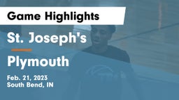 St. Joseph's  vs Plymouth  Game Highlights - Feb. 21, 2023