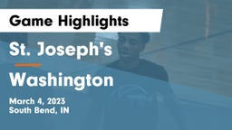 St. Joseph's  vs Washington  Game Highlights - March 4, 2023