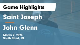 Saint Joseph  vs John Glenn  Game Highlights - March 2, 2024