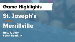 St. Joseph's  vs Merrillville  Game Highlights - Nov. 9, 2019