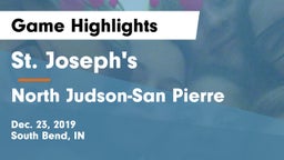 St. Joseph's  vs North Judson-San Pierre  Game Highlights - Dec. 23, 2019