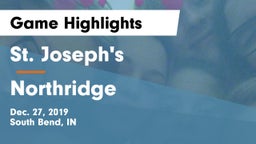 St. Joseph's  vs Northridge  Game Highlights - Dec. 27, 2019