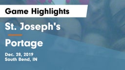 St. Joseph's  vs Portage  Game Highlights - Dec. 28, 2019