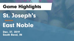 St. Joseph's  vs East Noble  Game Highlights - Dec. 27, 2019