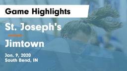 St. Joseph's  vs Jimtown  Game Highlights - Jan. 9, 2020