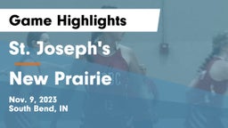 St. Joseph's  vs New Prairie  Game Highlights - Nov. 9, 2023