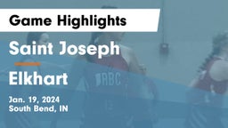 Saint Joseph  vs Elkhart  Game Highlights - Jan. 19, 2024