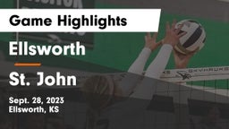 Ellsworth  vs St. John  Game Highlights - Sept. 28, 2023