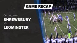 Recap: Shrewsbury  vs. Leominster  2015