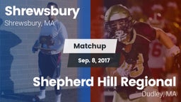 Matchup: Shrewsbury High vs. Shepherd Hill Regional  2017