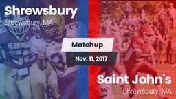 Matchup: Shrewsbury High vs. Saint John's  2017