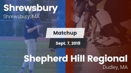 Matchup: Shrewsbury High vs. Shepherd Hill Regional  2018