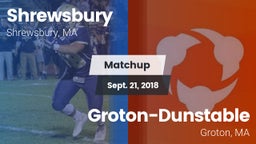 Matchup: Shrewsbury High vs. Groton-Dunstable  2018