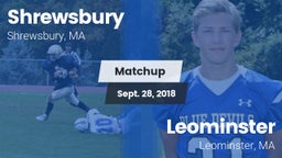 Matchup: Shrewsbury High vs. Leominster  2018