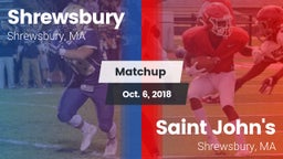 Matchup: Shrewsbury High vs. Saint John's  2018