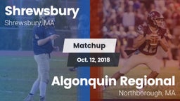 Matchup: Shrewsbury High vs. Algonquin Regional  2018
