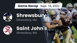 Recap: Shrewsbury  vs. Saint John's  2022