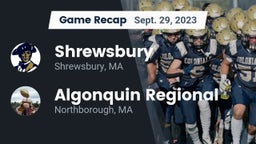 Recap: Shrewsbury  vs. Algonquin Regional  2023