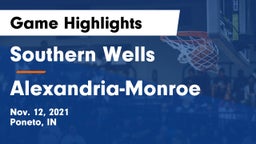 Southern Wells  vs Alexandria-Monroe  Game Highlights - Nov. 12, 2021